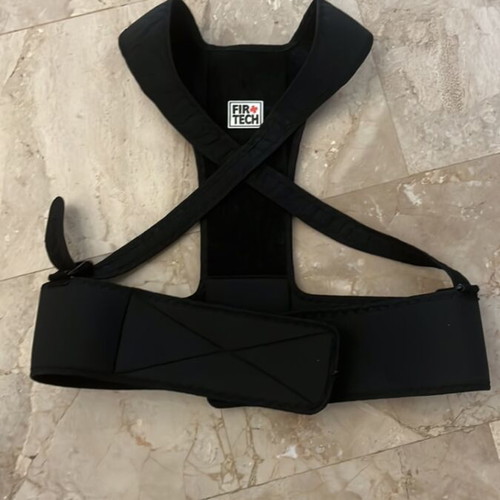 Back support vest for correct posture, size large