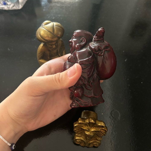 Set of three decorative figurines like new