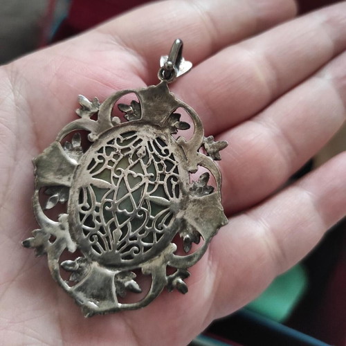 Antique pendant new, 925 silver