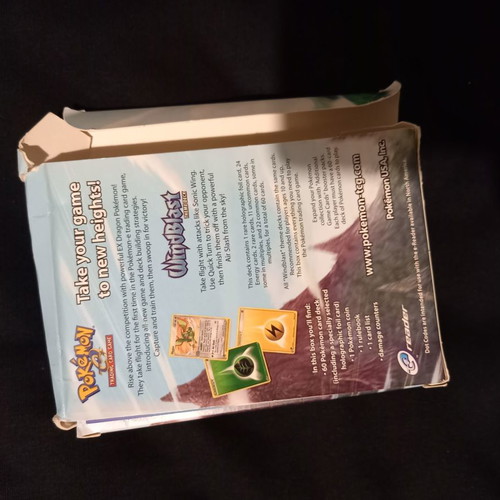 Ex Dragon Windblast Pokemon deck like new with mint booklets and PSA 8 foil Roselia card