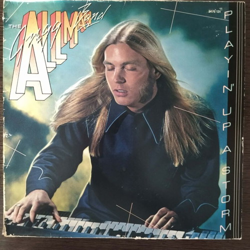 Allman Brothers Playin' Up a Storm vinyl record used, rock