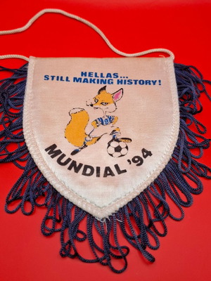 Collectible Greece National Football Team Mundial '94 Banner like new
