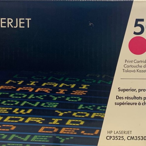 HP Laserjet toner new for CP3525, CM3530 504A CE250A CE251A CE252A CE253A