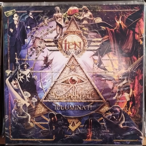 Ten Illuminati 2LP 2018 blue colored vinyls near mint metal