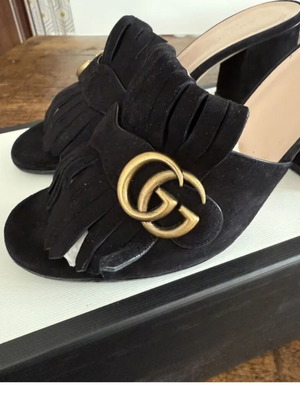 Gucci Marmont Mules No.38.5 new, black