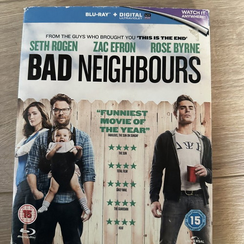 Bad Neighbours Blu-Ray used with English subtitles