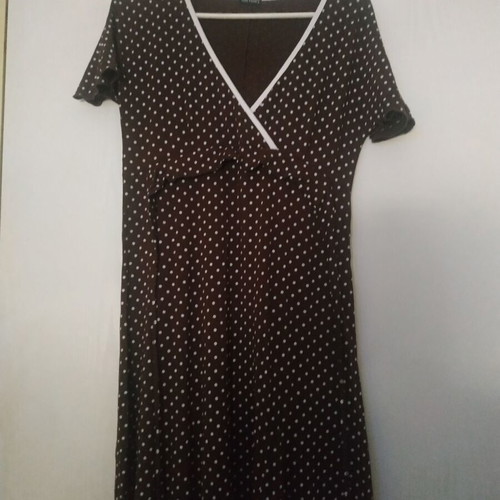 Dress brown color, size free size 2 new