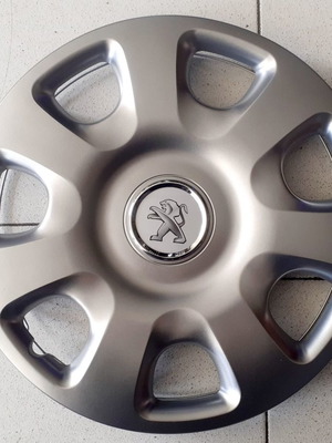 Hubcaps 15'' marked for Peugeot 308 Partner, new, set of 4 pieces