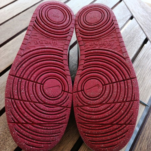 Nike Court Borough Low Recraft size 40 like new, red-black-white