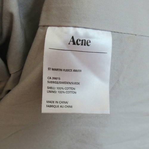 Acne St.Martin fleece blazer like new, gray, size S