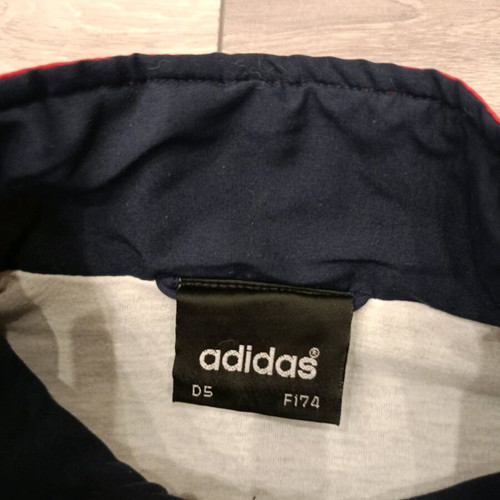 Adidas Vintage Track Jacket used, navy with red details, size M