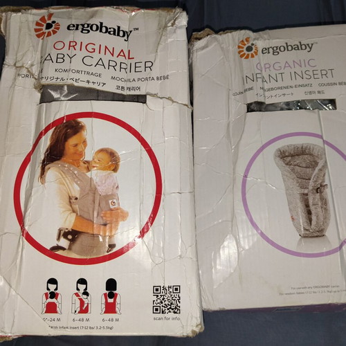 Ergobaby Original Baby Carrier and Organic Infant Insert