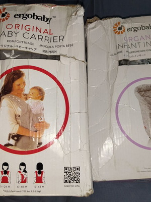 Ergobaby Original Baby Carrier and Organic Infant Insert