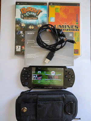 PSP 2000 Slim Lite PlayStation Portable Console used with charger and battery