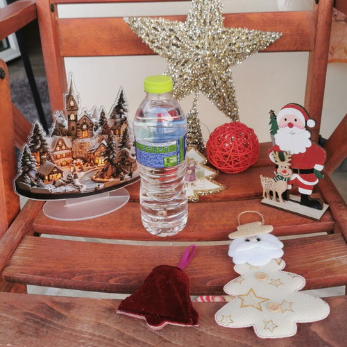 Christmas ornaments used, decorative star 0.30m