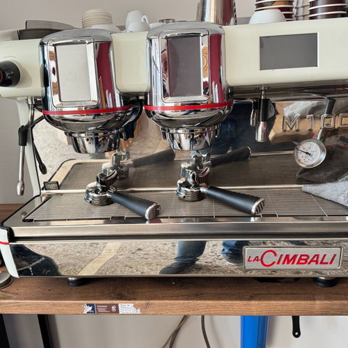 Lacimbali espresso machine 2 group used, professional