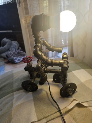 Art table lamp