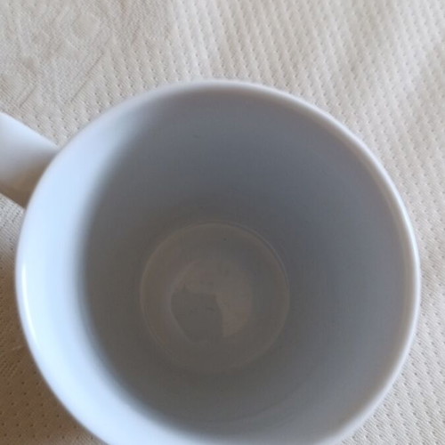 Alpen mug like new, white promotional cup
