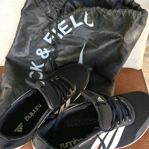 Adidas track shoes used, size 40, black