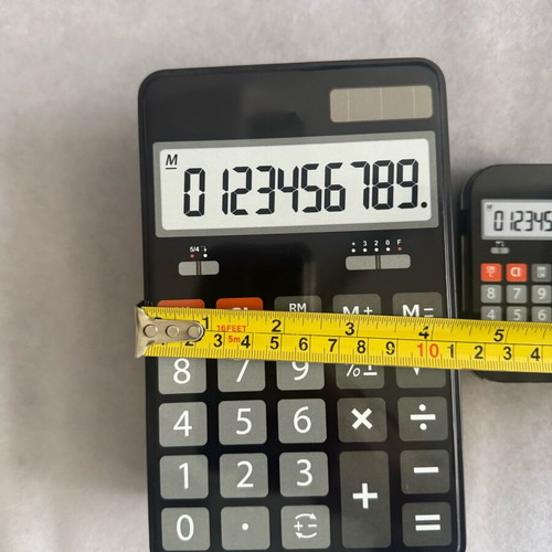 Storage boxes shaped like calculators, set of 2, like new
