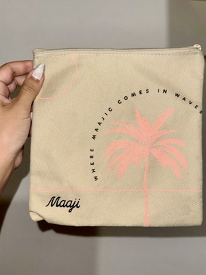 Clutch vintage new, beige