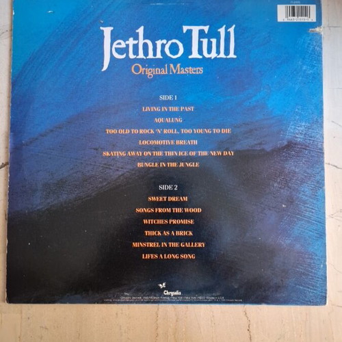 Jethro Tull Original Masters vinyl used, rock