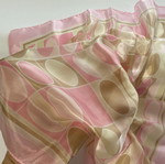 Pink scarf new 52x52cm