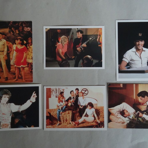 Pack of 6 color postcards with Elvis Presley new