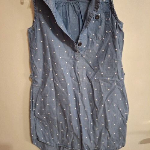 L.O.G.G. by H&M sleeveless shirt dress for 6-7 years, like new, denim look