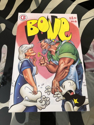 Bone 6 Jeff Smith cartoon book mint 5th printing 1994