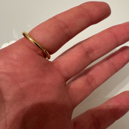Gold faux ring new