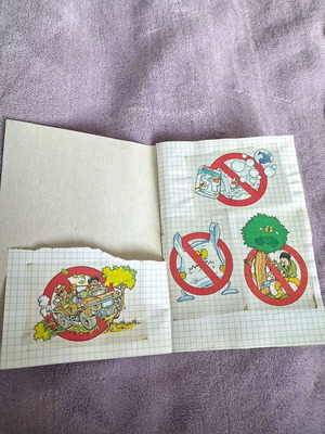 Vintage Panini Fanta stickers used, 130 pieces