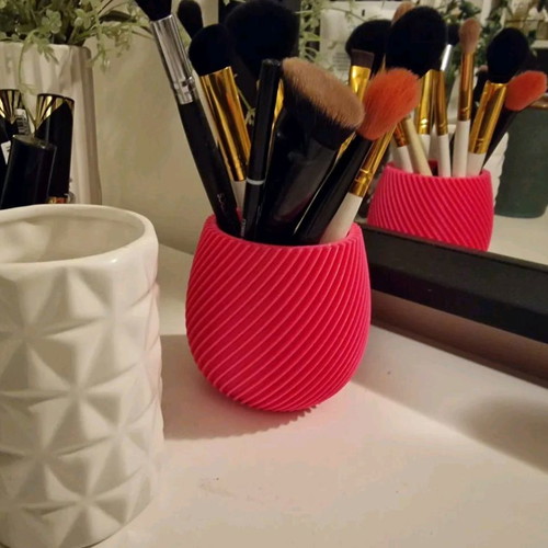 Modern spiral container for brushes, pencils, plants and more new