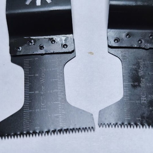 Oscillating tool cutting blades for wood, pack of 8