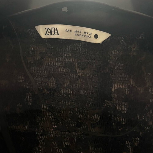 Black sequin shirt Zara like new