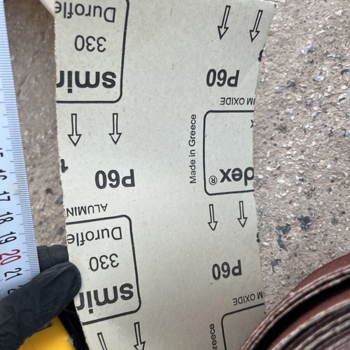 P60 Sandpaper like new, whole set