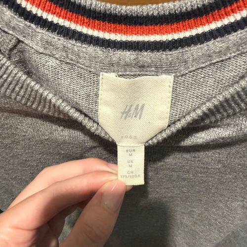 H&M Grey Menswear Sweater like new