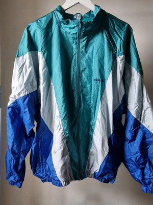 Adidas μπουφάν XXL σαν καινούργιο, vintage 90s, μπλε
