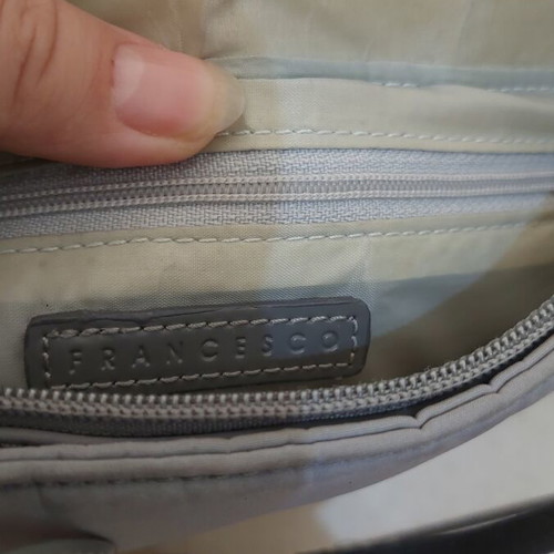 Francesco shoulder bag with wallet used, gray