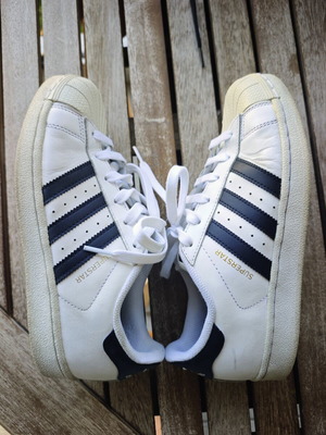 Adidas Superstar women's sneakers size 37⅓ like new white black