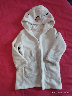 Dpam White Robe like new, very soft, size 4/5Y, 110cm