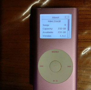 Винтидж iPod Mini SSD 128/256GB