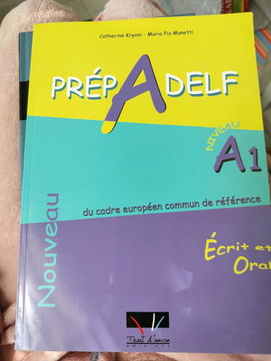 Prepadelf A1 French book used with notes and exercise answers