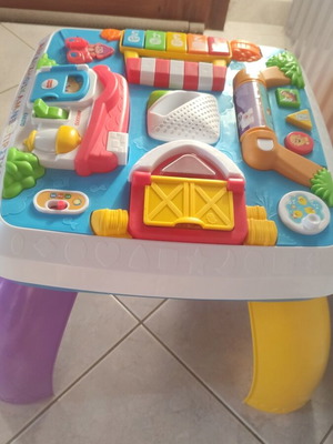 Τραπεζάκι Fisher Price βρεφικό σχεδόν αχρησιμοποίητο