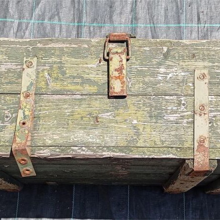 Cold War Military Wooden Box used with Soviet markings