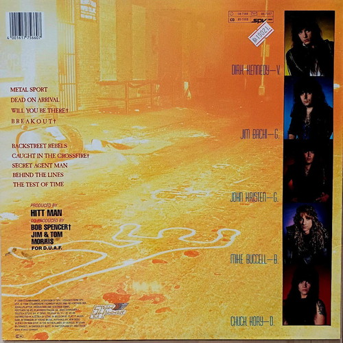 Hittman Hittman LP used metal original 1989 release