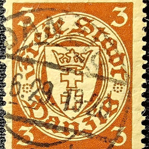 Danzig 1924 stamp used