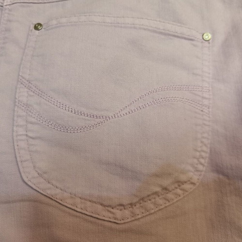 MAC jeans 7/8 pants light purple like new, size 40