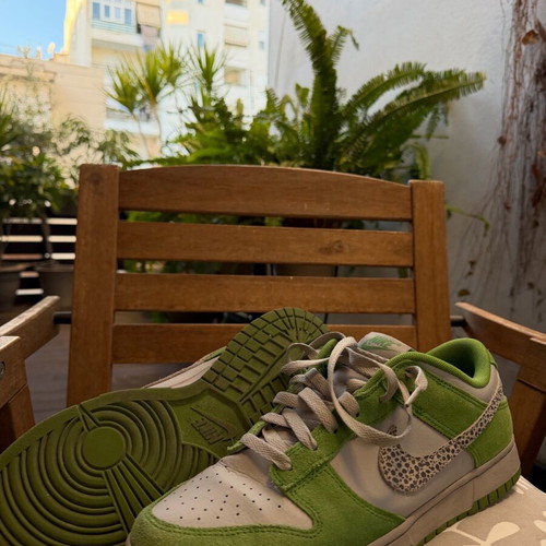 Nike Dunk Low AS Men's Sneakers like new, size 43, white and green