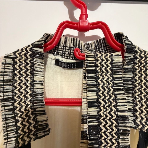 Marilena z tunic like new, special edition with straw details
